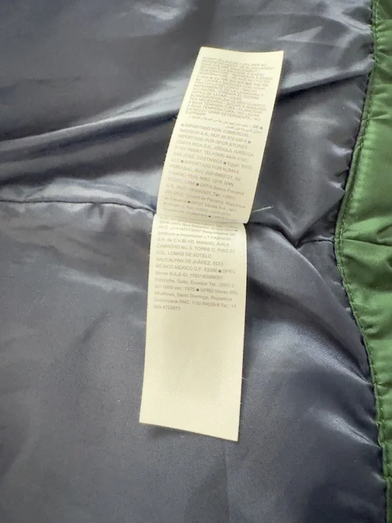 Old Navy Green Puffer Vest Kids Size M (8) Water-Resistant Lightweight - Picture 6 of 9